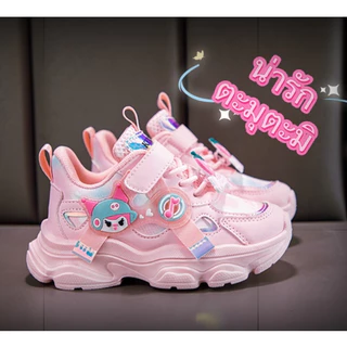 mavis รุ่นใหม่ (size 26-37)รองเท้าผ้าใบเด็กผู้หญิง แฟชั่น สีสวย ระบายอากาศ สไตล์น่ารักชั่น กีฬาเด็กโตพื้นนุ่ม พร้อมส่ง