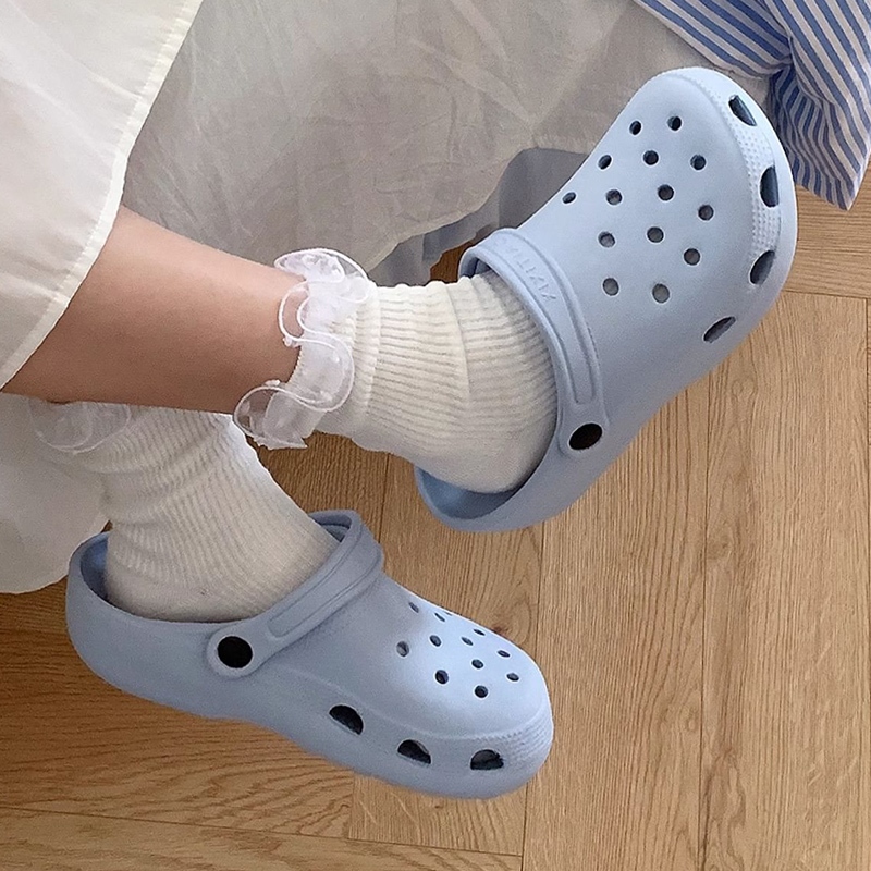 Fshow สินค้ามาใหม่ รองเท้าแตะหัวโตแฟชั่น งานลำลอง สวมใส่ใช้งานได้หลายโอกาส พื้นนิ่ม น้ำหนักเบา ดีไซน์เก๋ไม่ซ้ำใคร ราคาคื - รูปที่ 5