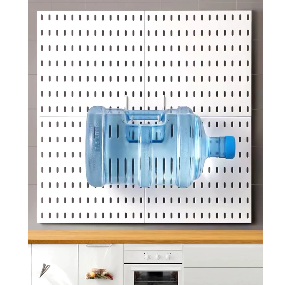 pegboard ติดผนัง อเนกประสงค์ DIY ขาตั้งกระดานปักหมุด แผ่นวางของติดผนัง แบบติดผนัง ความหนา 1.2cm thumbnail 10