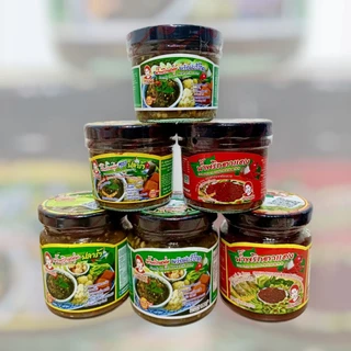 น้ำพริกหนุ่ม สูตรดั้งเดิม ตรามารศรี ปิ้งเตาถ่าน 100%