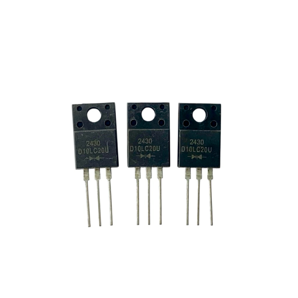 Diode D10LC20U (ราคาต่อ 1ชิ้น) ➡️⬅️ Fast Diode 10A 200V 3ขา TO-220 มีสินค้าพร้อมส่งในไทย