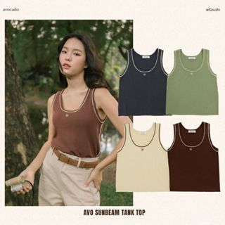 avo sunbeam tank top  เสื้อกล้ามผ้าไหมพรม รุ่นนี้แนะนำให้เก็…