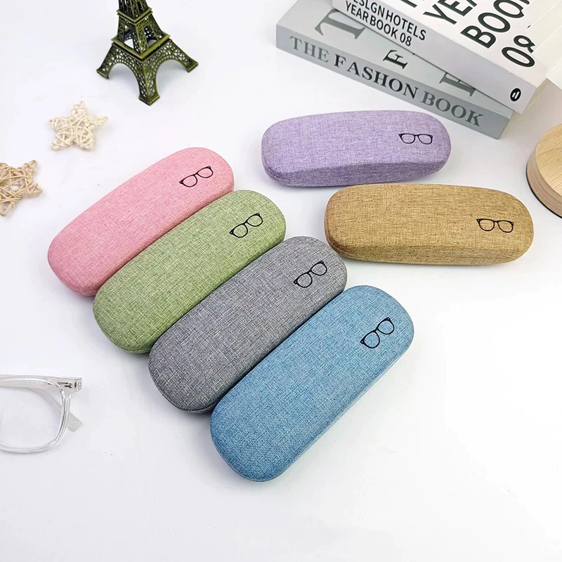 [จัดส่งในกทม] BLIVO  กล่องใส่แว่นตา แบบพกพา ทันสมัย วัสดุผ้าลินิน ทนต่อแรงดัน กันน้ำ กันลื่น