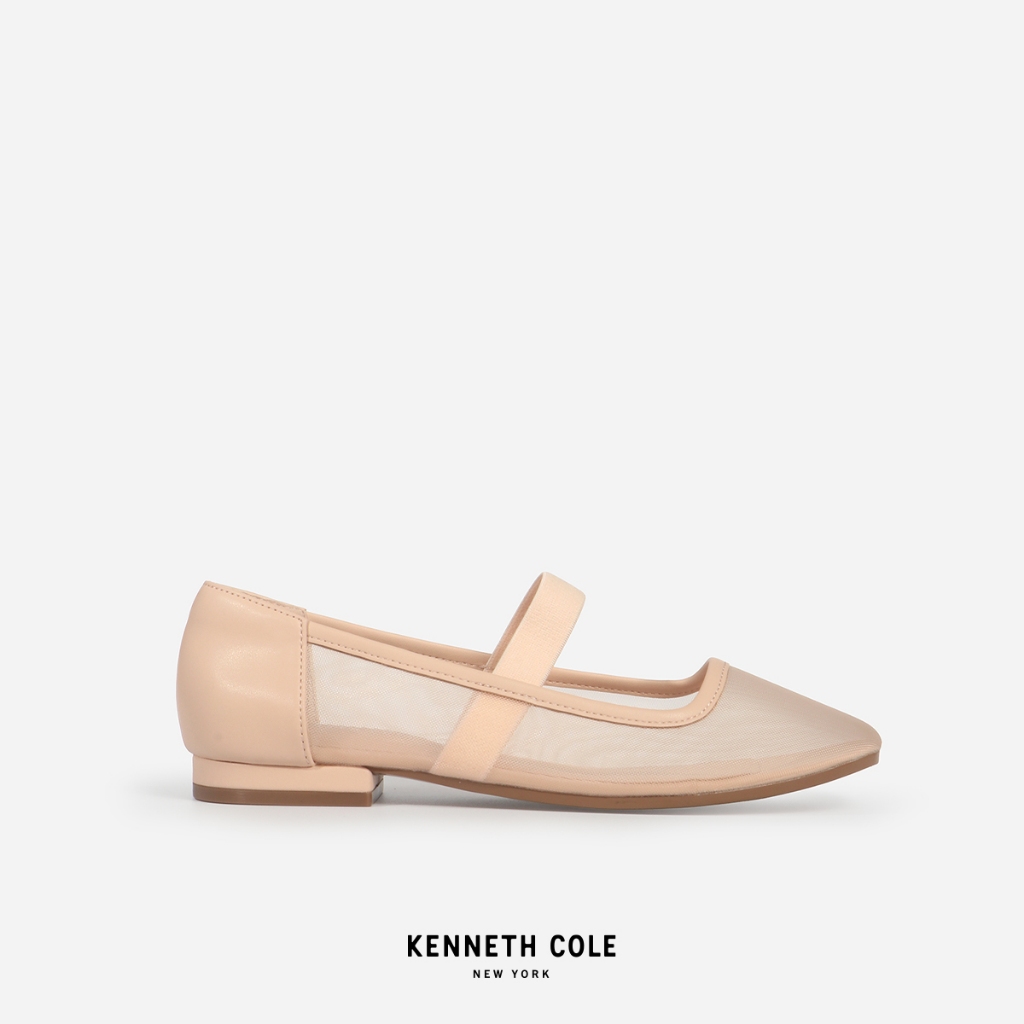 KENNETH COLE รองเท้าส้นแบนผู้หญิงรุ่น MARY-MARY JANE MESH Nude สีนู้ด ( FLT - RS14094ME-294 )