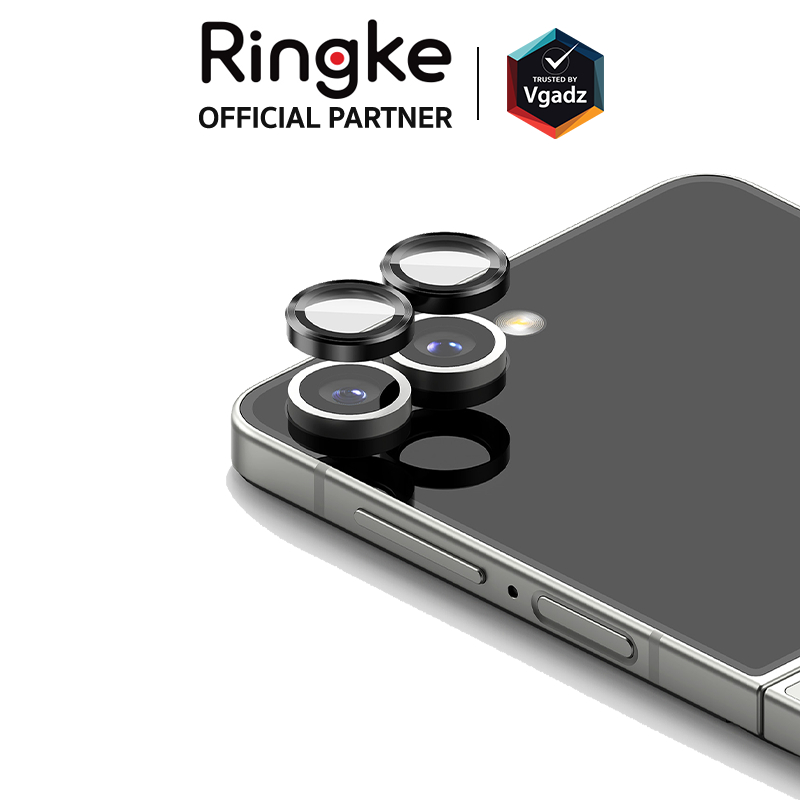 Ringke - กระจกเลนส์กล้องสำหรับ Galaxy Z Flip 7 (ฟิล์ม2ชิ้น) รุ่น Camera Lens Frame Glass
