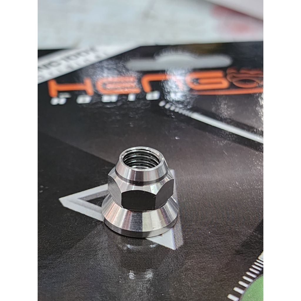 น็อตตั้งครัช wave สแตนเลส กลึงด้าน งานเฮงสกรู แท้ 1000%  (ราคาต่อ 1 ตัว) - รูปที่ 2