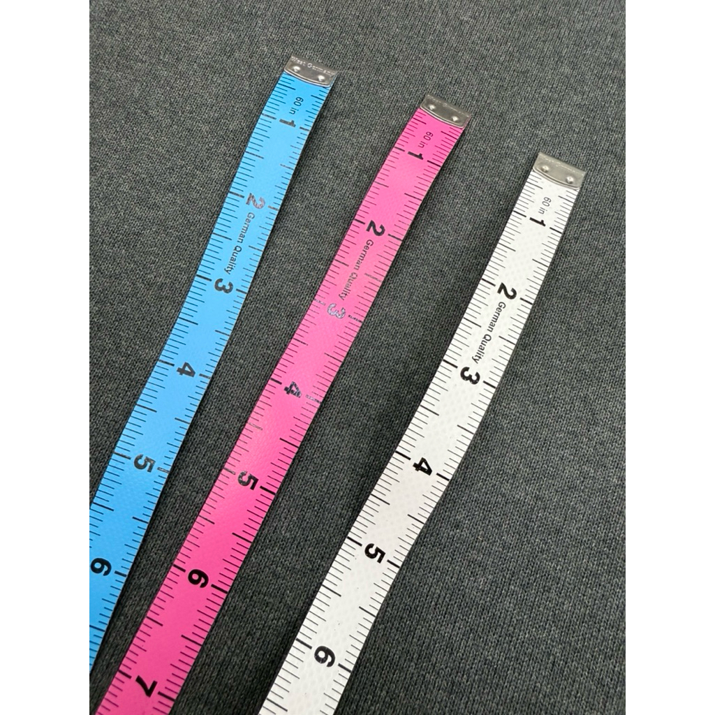 สายวัดมาตราฐานgerman quality 150cm/1.5M ด้านนึงเป็นเซนติเมตร อีกด้านเป็นนิ้ว