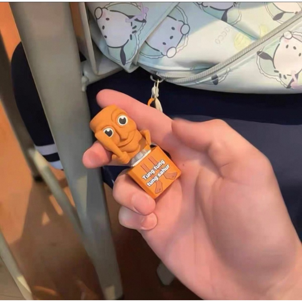 พวงกุญแจของเล่น ทุง ทุง มีเสียง มีไฟ ของเล่นบรรเทาความเครียด พวงกุญแจห้อยกระเป๋าสุดฮิต ของเล่นสุดฮิต - รูปที่ 2