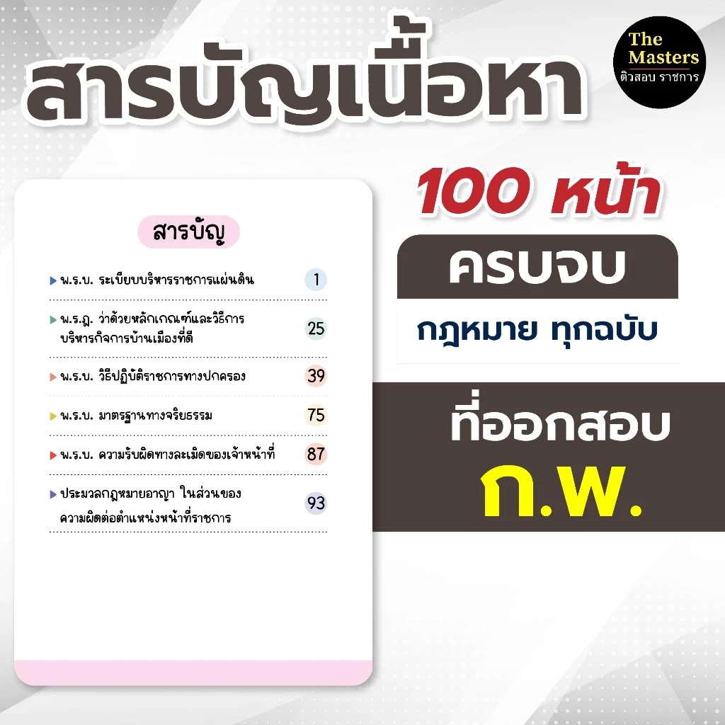 สรุปกฎหมาย ก.พ. ความรู้และลักษณะการเป็นข้าราชการที่ดี(พิมพ์สีทั้งเล่ม) thumbnail 3