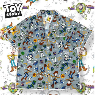 ชุดนอน ผ้าคอตตอนเชิ้ต Toy story (รอบอก42-46) ลิขสิทธิ์แท้