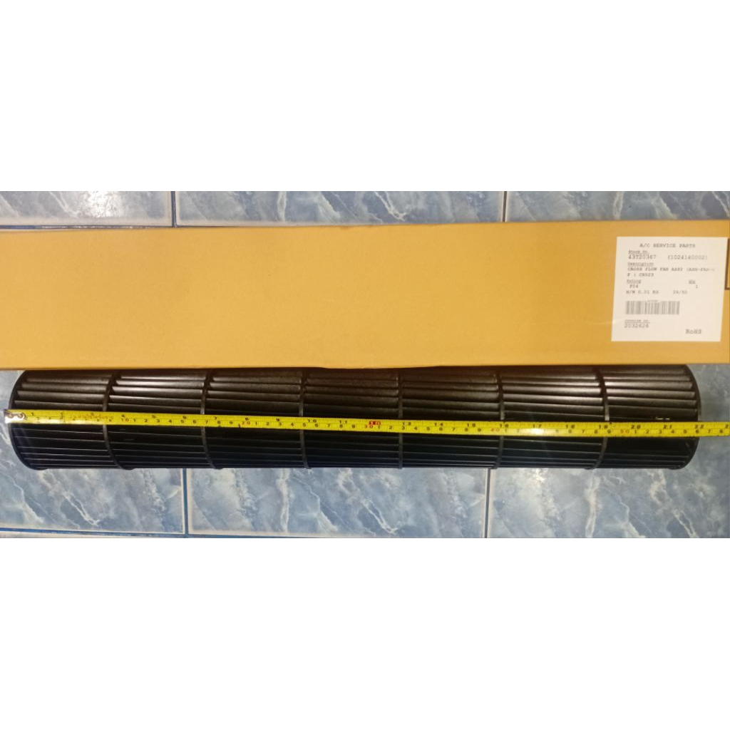 0065 พัดลมโพรงกระรอกเเอร์ TOSHIBA CARRIER 43T20367 รุ่น 42TVEA010, 42TVDA010, 42TVDA013 อะไหล่เเท้ศู