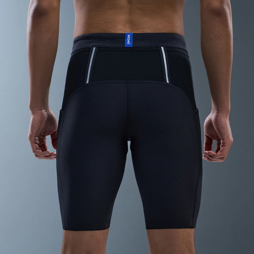 NEDAO MEN’S 1/2 LENGTH TRAIL RUNNING TIGHTS  กางเกงวิ่งเทรลแบบรัดรูป ราคา ถูกที่สุด ดีลบีเคเค แกลเลอรีภาพที่ 3