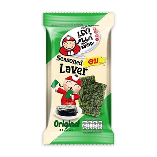 ยกแพ็ค สาหร่ายอบ เถ้าแก่น้อย 5บาท 12ซอง รสคลาสสิค รสเผ็ด รสเทอริยากิ รสเกลือชมพู