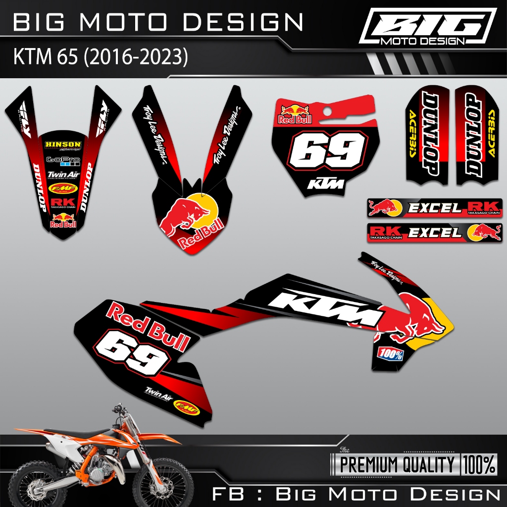 สติ๊กเกอร์ KTM 65 เต็มคัน ลายกระทิง