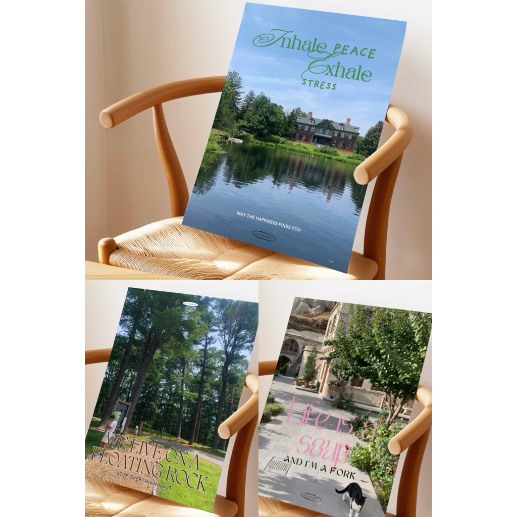 พร้อมส่ง โปสเตอร์ภาพถ่ายคอลเลคชั่น new york park(ไม่รวมกรอบรูป)