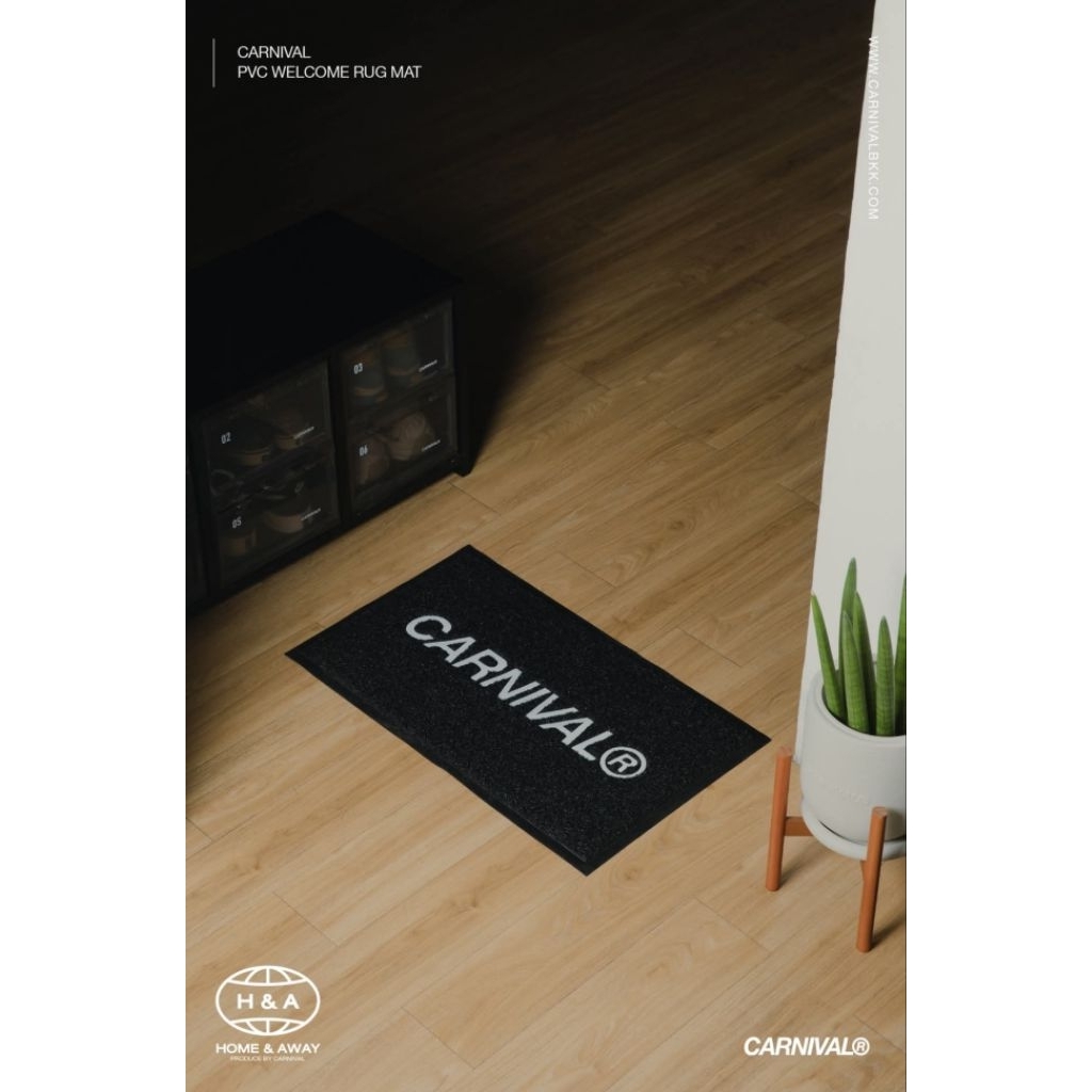 พร้อมส่ง (🔥💯🔥)CARNIVAL® Home & Away "WELCOME RUG MAT"