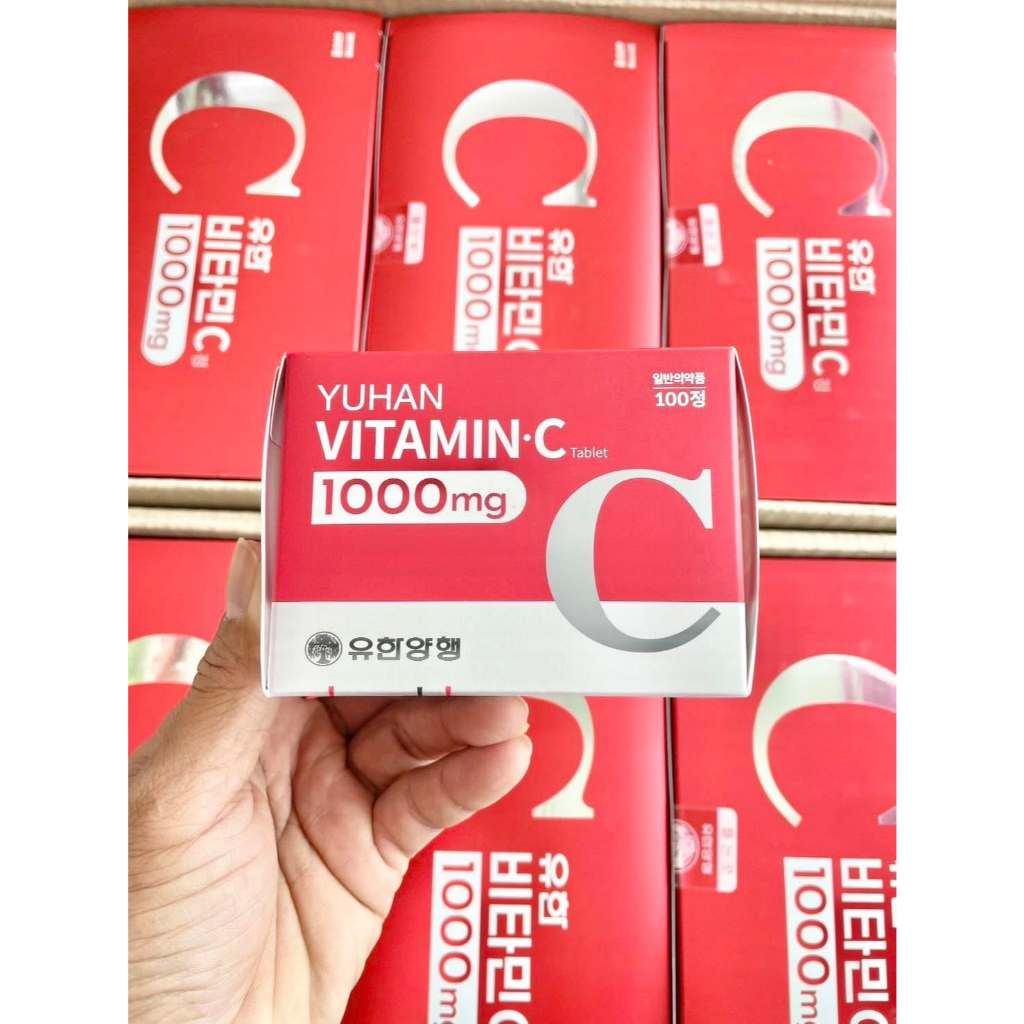 Yuhan Vitamin C ยูฮาน วิตามินซีเกาหลี [100 เม็ด/กล่อง]