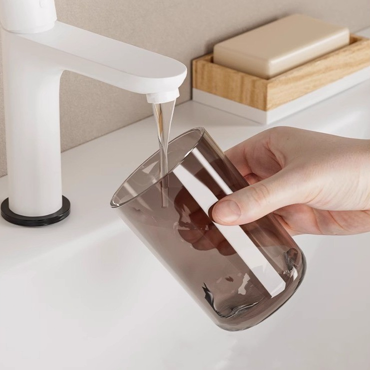 🦷ชุดอุปกรณ์แปรงสีฟันพรีเมี่ยม - แก้วน้ำสวยงาม+ที่วางไม่ต้องเจาะผนัง สีสันหลากหลาย ดีไซน์มินิมอล ใช้พื้นที่น้อย - รูปที่ 3