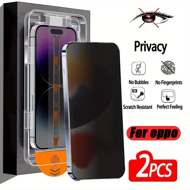 2PCS ฟิล์มกระจก For OPPO A57 5G A18 A78 A3 A3X A5 Pro A17 A31 A38 A74 A5 A9 2020 A98 A53 A58 A60 Reno 5 6 Realme C53 C55