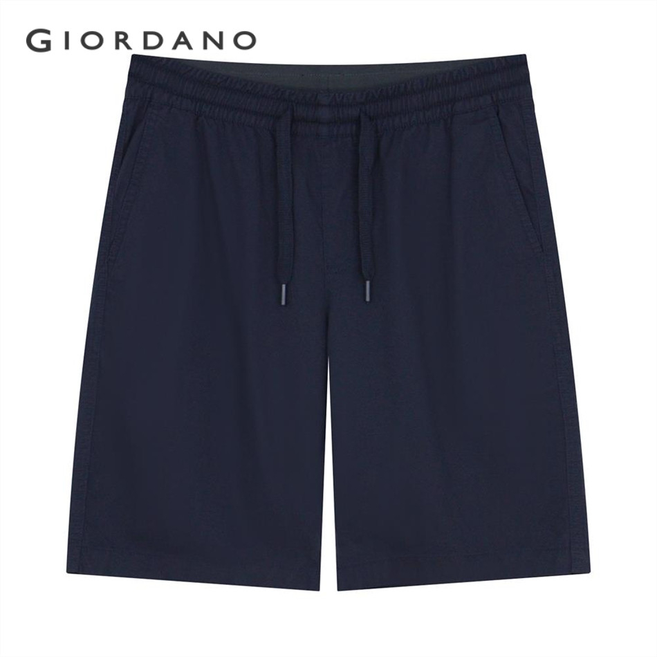 GIORDANO กางเกงขาผู้ชาย Men's Bermuda Shorts 01105205
