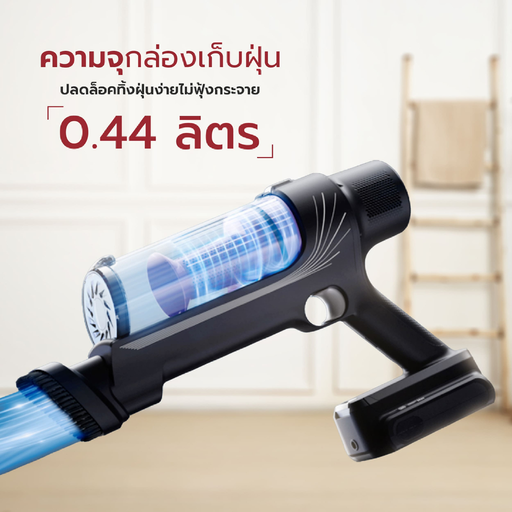 Tefal เครื่องดูดฝุ่นไร้สาย X-PERT 7.60 รุ่น TY6A35WO | แบต 18.5V ใช้งาน 45 นาที รับประกัน2ปี