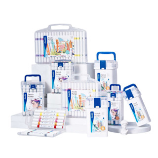Bantex ปากกาอะคริลิค 12 / 24 / 36 ปากกามาร์คเกอร์ ระบายสี สำ…