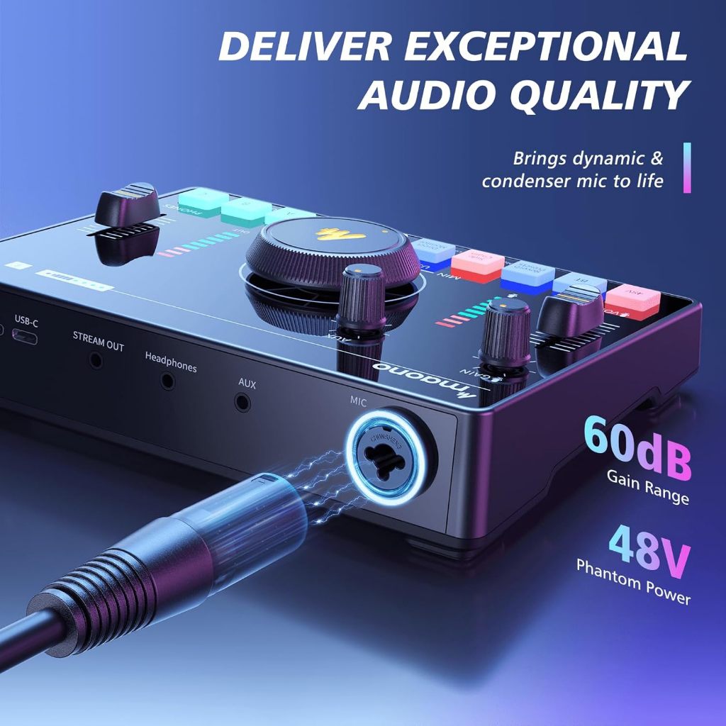 [กรุงเทพฯส่งด่วน] Maono AMC2 NEO Maonocaster Streaming Audio Mixer Bluetooth 48V Live Streaming ซาวด์การ์ด ราคา ถูกที่สุด ดีลบีเคเค แกลเลอรีภาพที่ 7