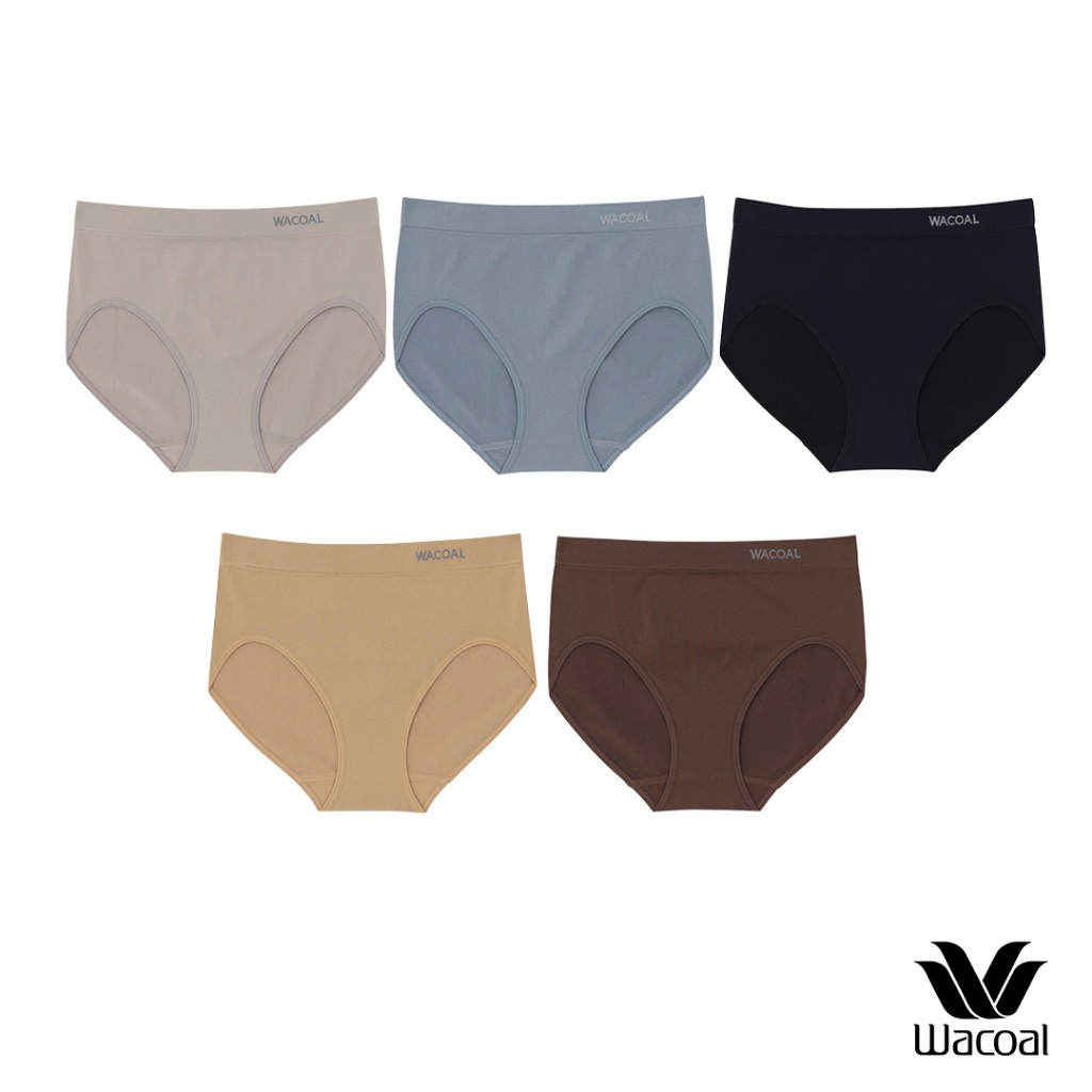 Wacoal Body Seamless Panty กางเกงใน เซท 5 ชิ้น รุ่น WU3E03 คละสี