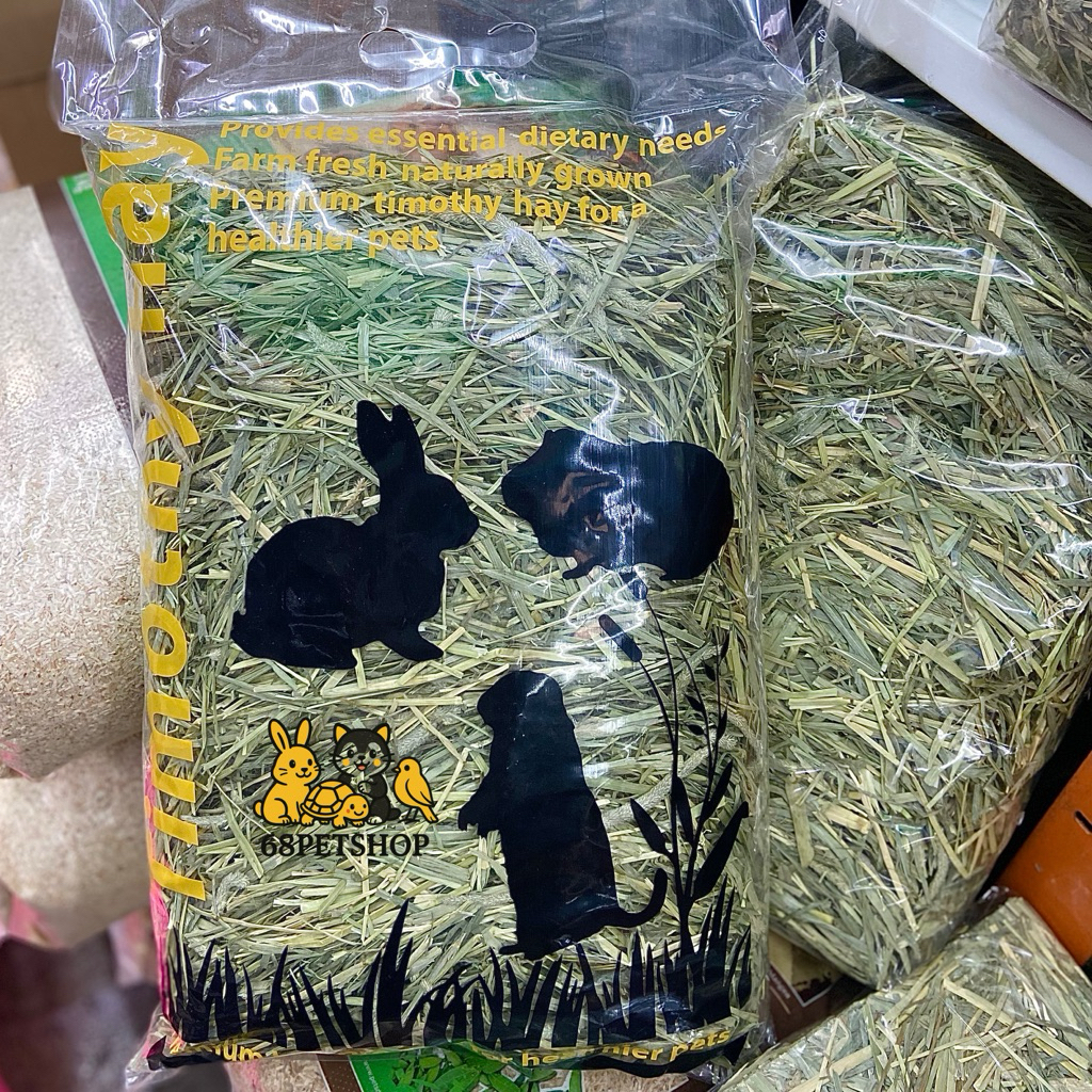 Timithy Hay หญ้าทิโมธี ร่อนฝุ่น หญ้ากระต่าย หนูแกสบี้ แพรี่ด็อก และสัตว์ฟันแทะ [ทิมกระต่ายดำ]