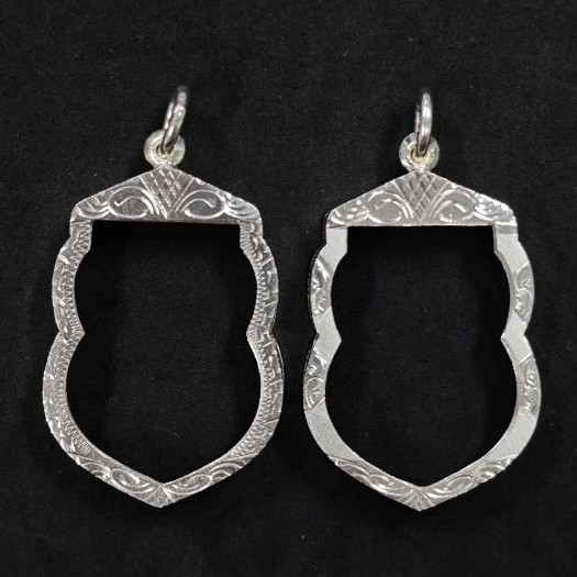 SSNP กรอบพระเงินแท้92.5% ทรงเสมามีหลากหลายขนาดทักแชทหาแอดมินได้เลย - รูปที่ 5