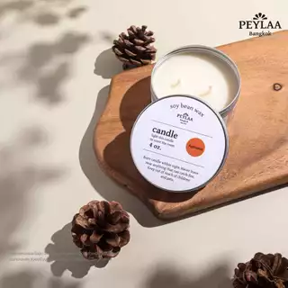 PEYLAA / Candle 4 oz / เทียนหอม เพ-ลา เทียนจุดสร้างบรรยากาศ