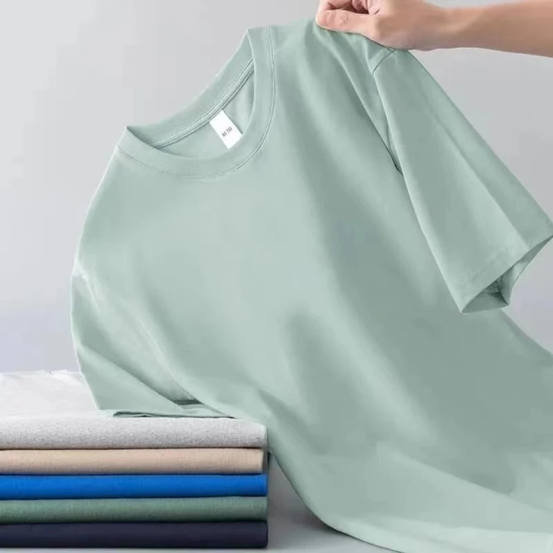 เสื้อยืดแขนสั้น ทรงสลิมฟิต ผ้านุ่ม ไซส์ L-4XL thumbnail 8
