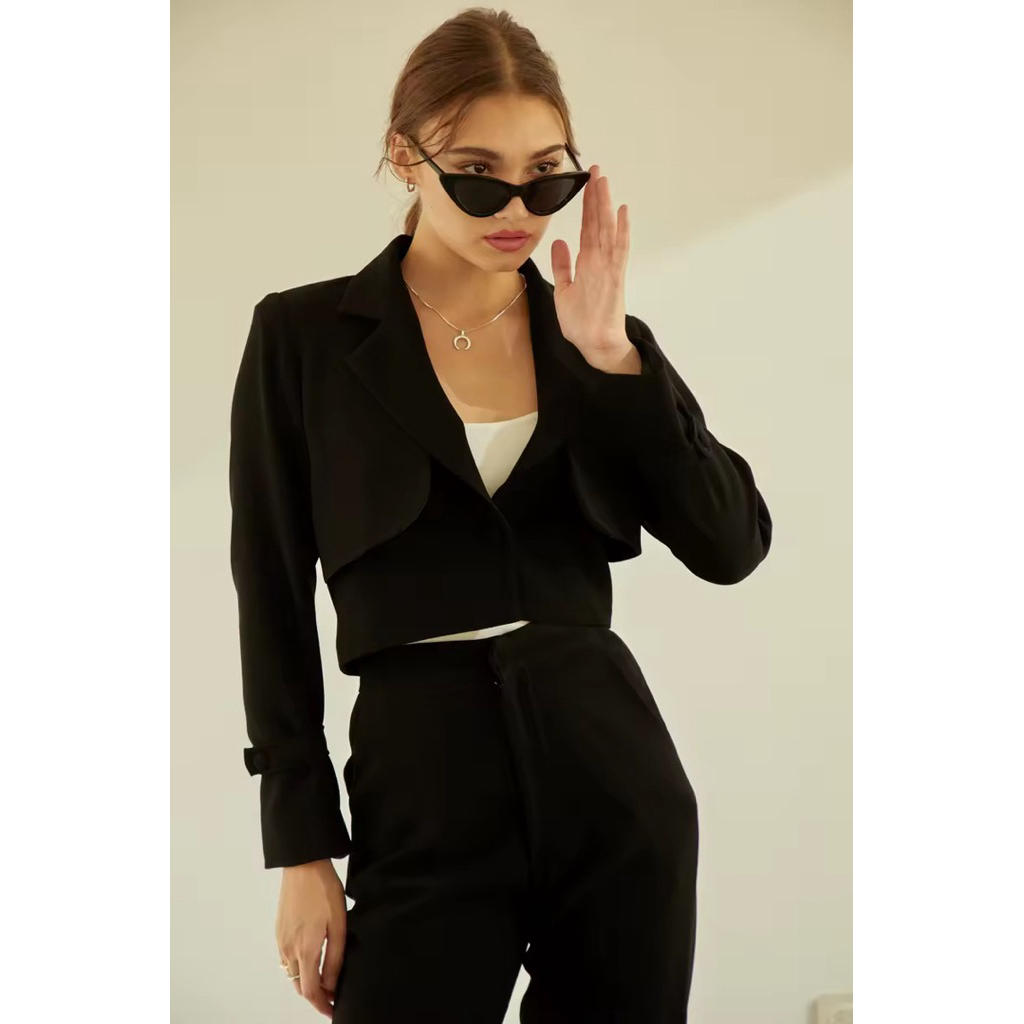 Used✨Size L :London Blazer Dear Darling  (Shop Price 2,490)