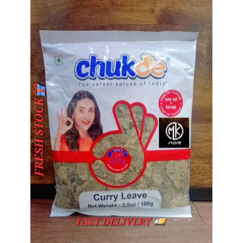 CHUKDE Curry Leaves 100g Pack (Tej Patta) Premium Quality