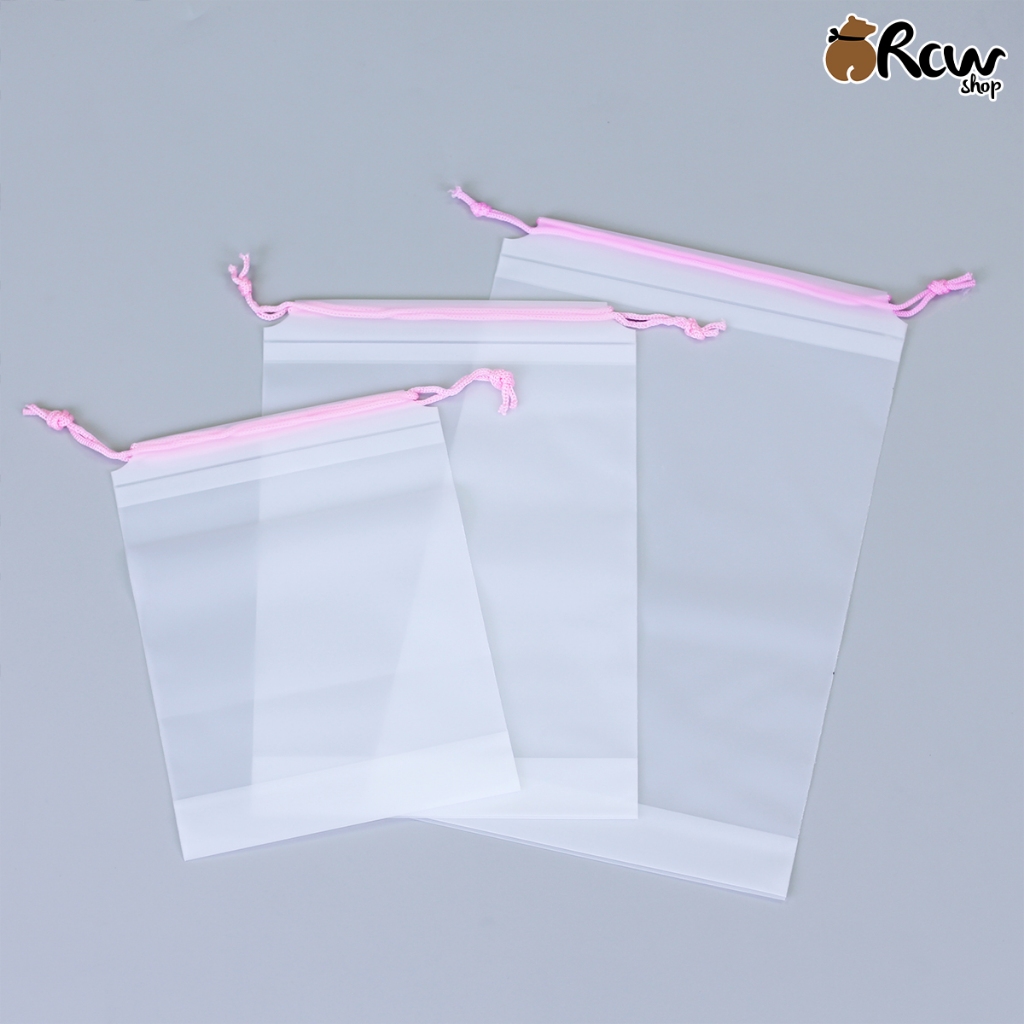 ถุง EVA เชือกรูด (จำหน่ายเป็นแพ็ค) ถุงใช้ใส่ของใช้ส่วนตัว เวลาเดินทาง - รูปที่ 3