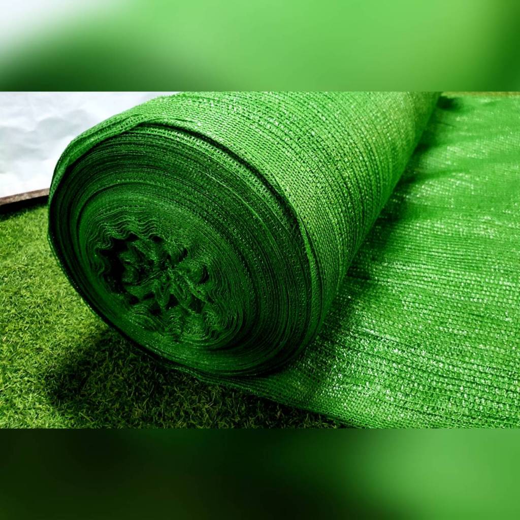 KANTO สแลน รุ่น KT-SL-380-N สีเขียว 3เข็ม 80% กว้าง 2เมตร ยาว 100เมตร บังแดด กันแดด ตาข่ายกรองแสง SL