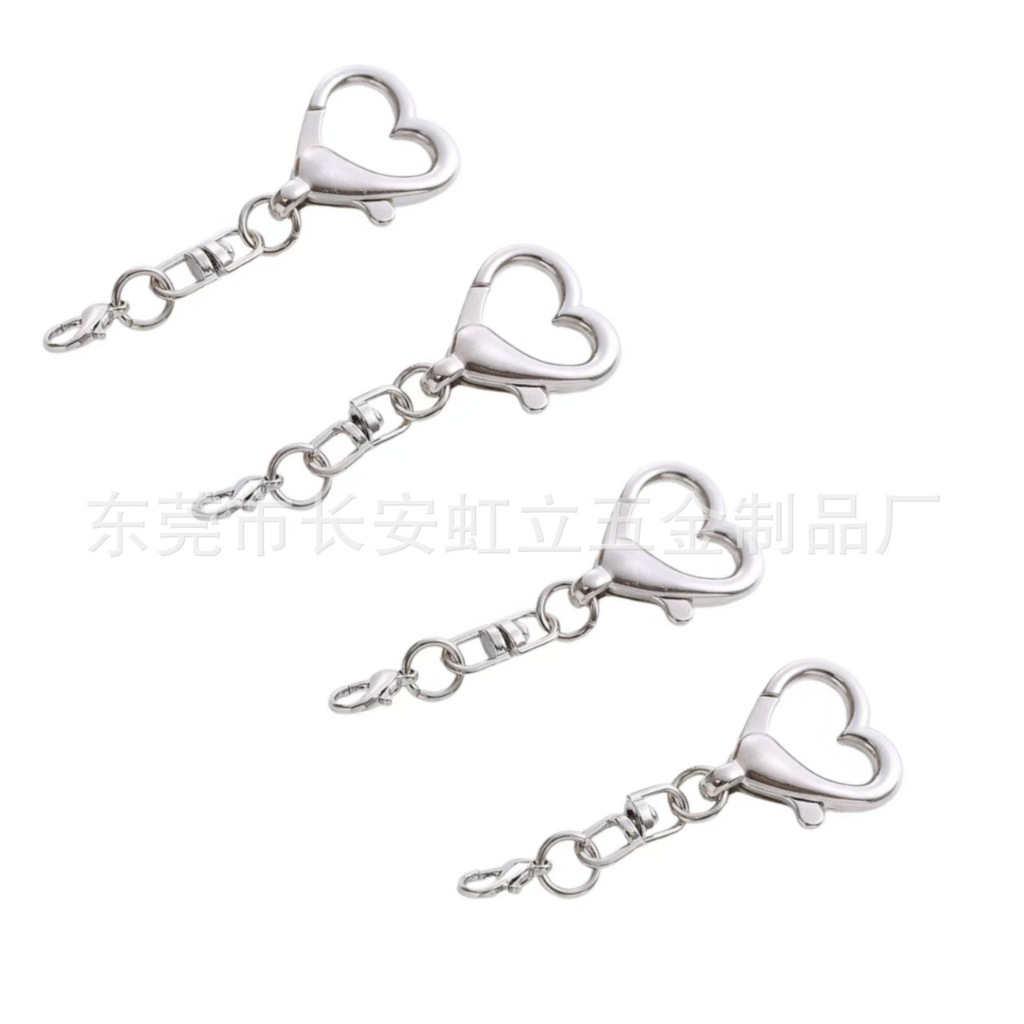 ( พร้อมส่งในไทย)จี้พวงกุญแจรูปหัวใจ (เช็ท10 ชิ้น ราคา 55 บาท) จี้พวงกุญแจรูปหัวใจแฟชั่นเข็มกลัดกุ้งก้ามกราม ราคา ถูกที่สุด ดีลบีเคเค แกลเลอรีภาพที่ 7