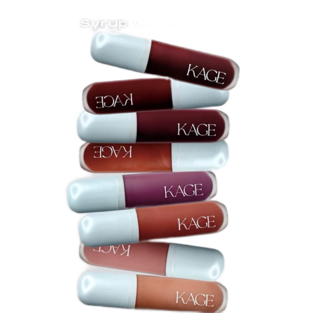Kage ลิปไก่ทอดแบบ Kage ลิปไก่ทอดแบบแท่ง ปากฉ่ำวาว อวบอิ่ม 9 กรัม Syrup Glossy Lip คาเกะ ลิปบำรุง ปาก