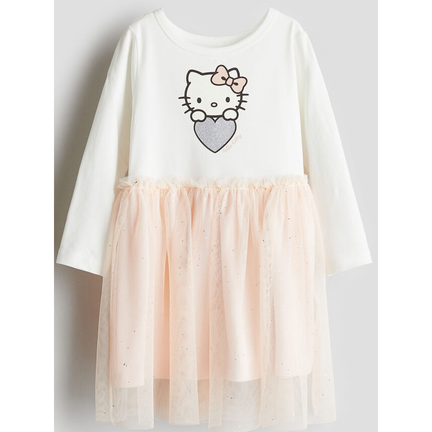 H&M เดรสคิตตี้ กระโปรง สีชมพู ของแท้ ใหม่ พร้อมส่ง