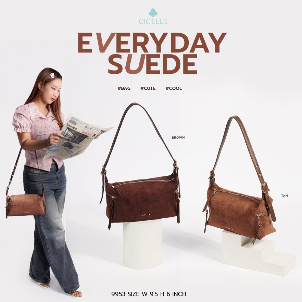 Cicelle cushion bag กระเป๋าแบรนด์ CICELLE (ซีเซล) 9953