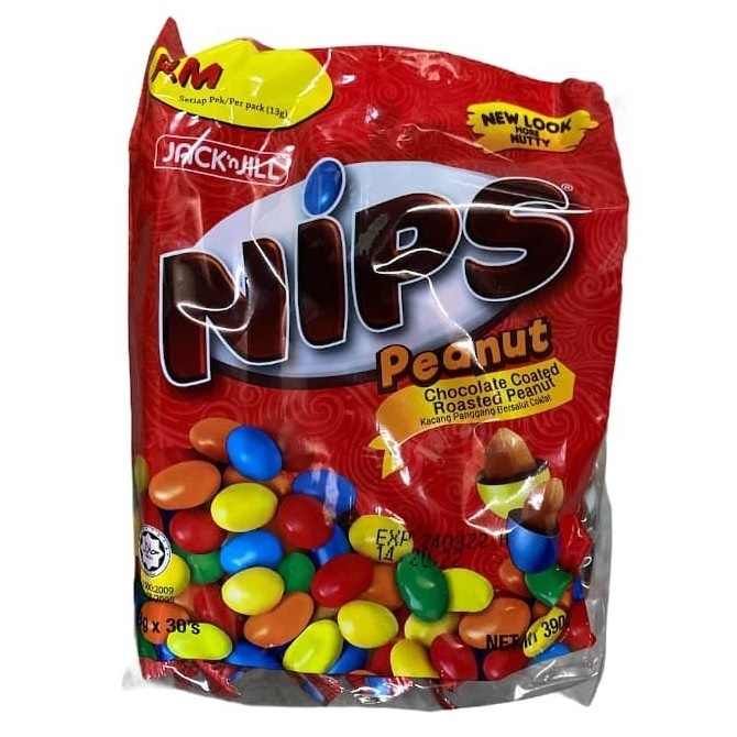 JACK N JILL NIPS PEANUT POLY BAG 30X13G