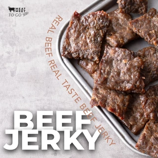 เนื้อวัวอบ Beef Jerky หอม นุ่ม ฉ่ำ กลิ่นเครื่องเทศไทยแท้ พร้อมเคี้ยวได้ทุกที่ทุกเวลา เนื้อวัวกรอบ