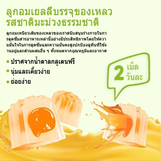 Ozmolts Lutein with DHA EPA Astaxanthin Gummy บรรเทาอาการตาล้า อาหารเสริม มะม่วง กัมมี่ Lutein Gummies