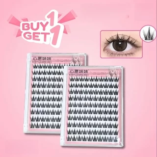 [ซื้อ 1 แถม 1 ฟรี] ขนตาปลอม ขนตาปลอมไร้กาว ก้านบาง ขนตาธรรมชาติ แต่งหน้าหนา 143