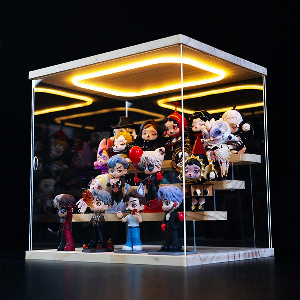 กล่องใส่โมเดล 5ชั้น ชั้นวางของอเนกประสงค์ กล่องเก็บของอะคริลิค กล่องใส่อาร์ตทอย แท่นวางโมเดล