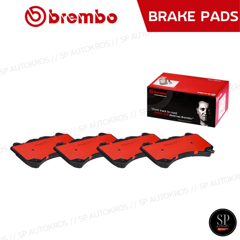 BREMBO ผ้าเบรกหน้า CAMARO 2.0/6.2 '16, GT-R (R35) 3.8 V6 ปี 07-> / P37 018N