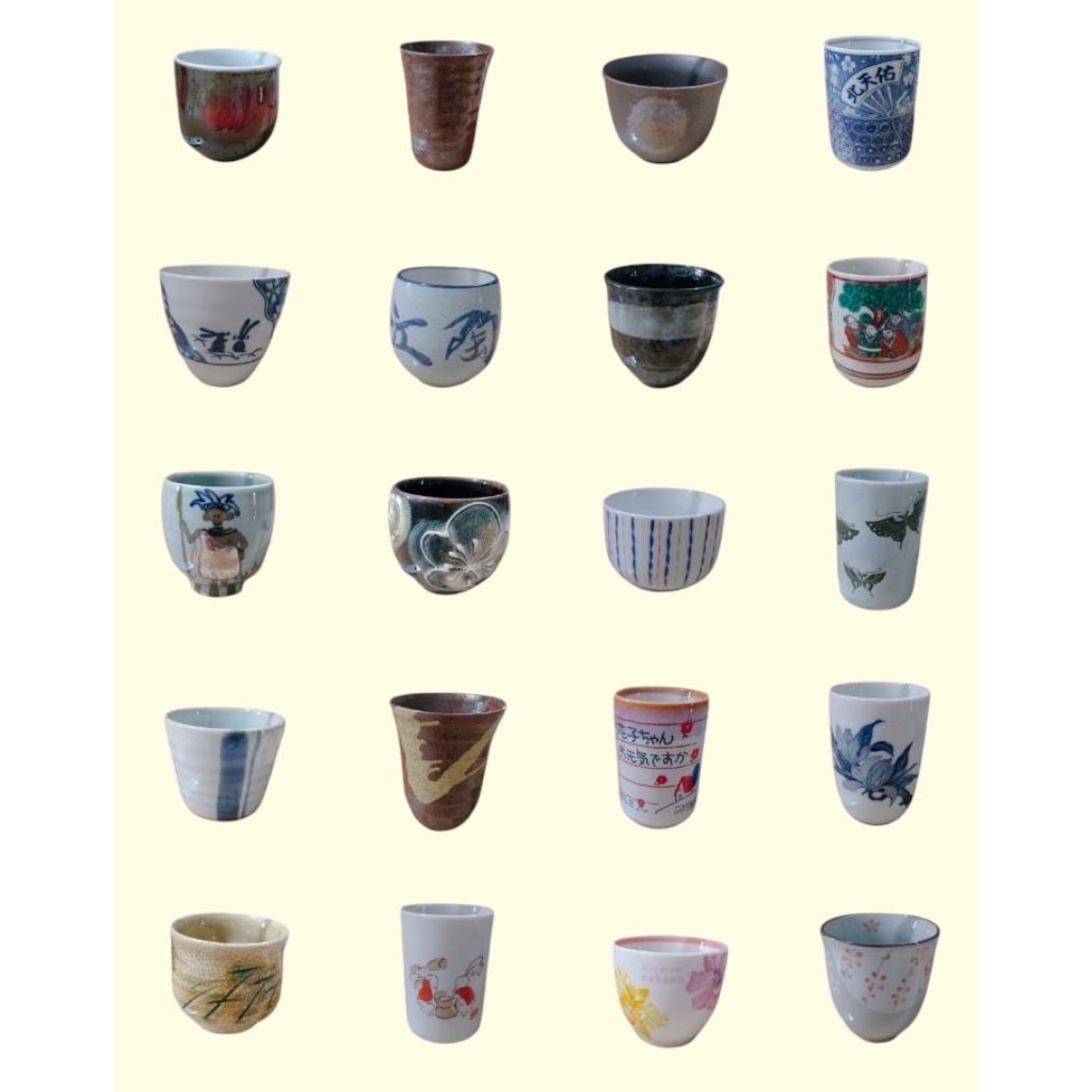 แก้วเซรามิคญี่ปุ่น แก้วน้ำชา กาแฟ สภาพดี มือสองจากญี่ปุ่น stock 41