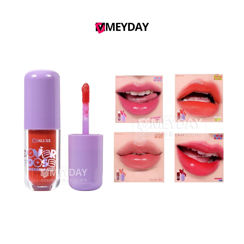 Cosluxe Overdose Kissable Tint คอสลุคส์ โอเวอร์โดส คิสเอเบิล ทิ้นท์ ลิป 3.5g