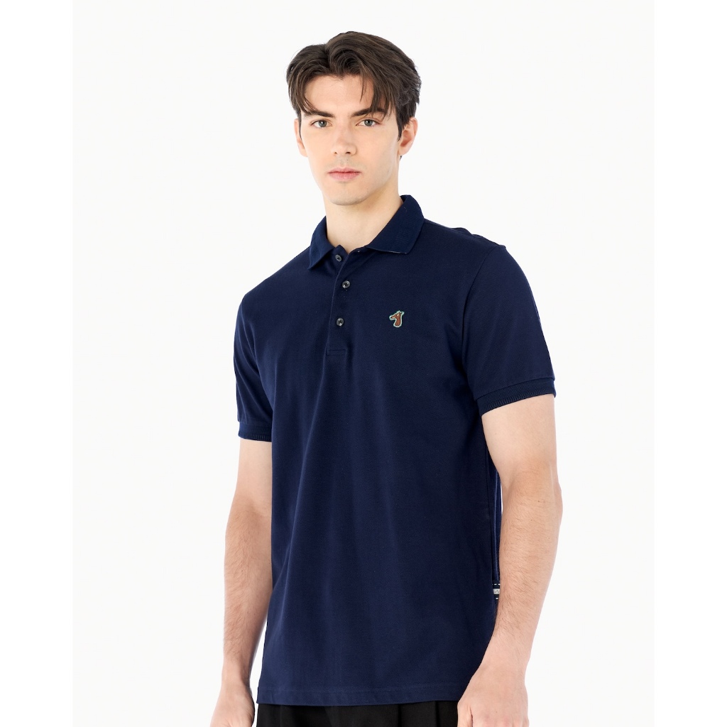 S25 PIQUE POLO SHIRT WITH LOGO EMBROIDERED