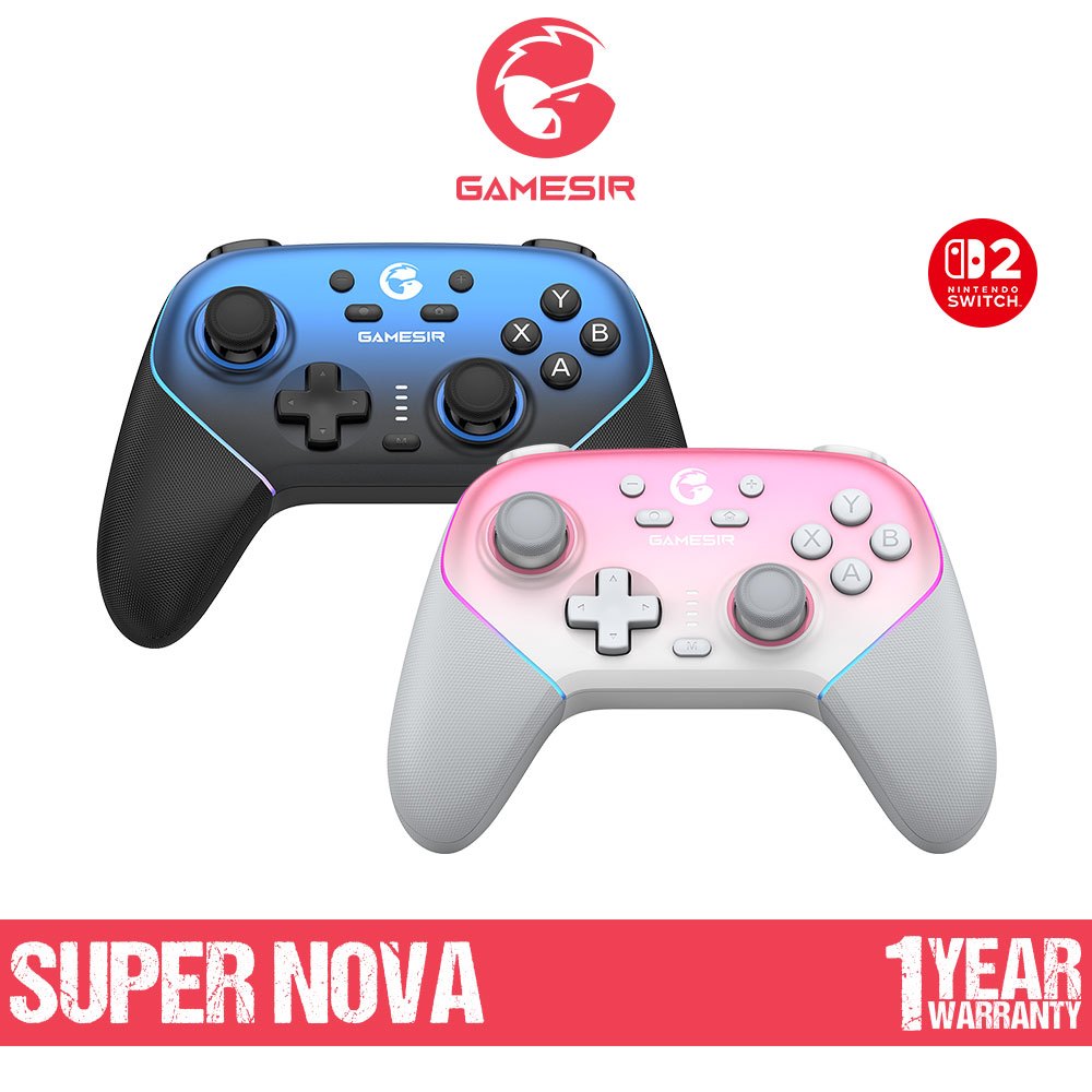 GameSir Super Nova Multiplatform Game Controller จอยเกมไร้สาย จอยสติ๊ก Hall Effect GameSir™